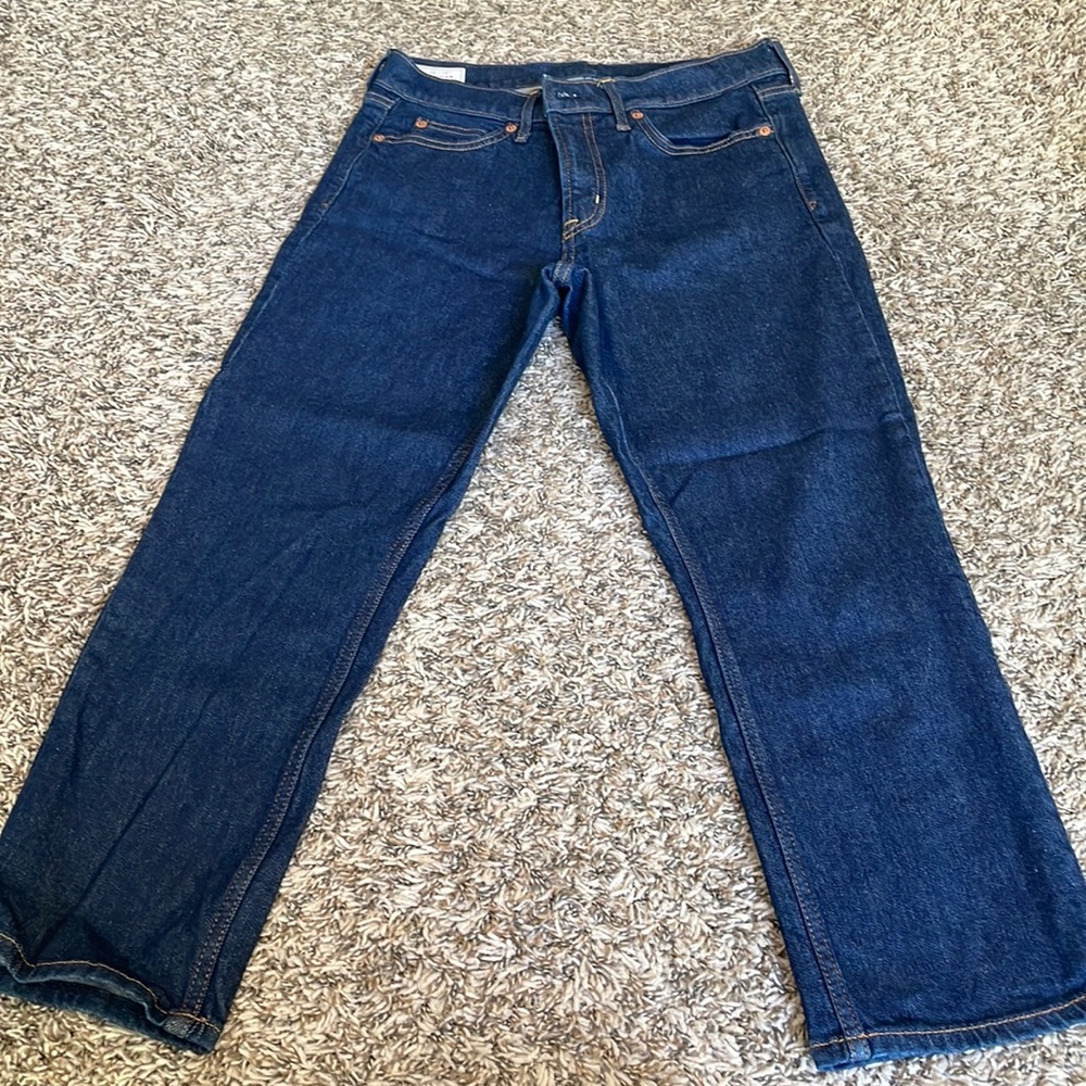 GAP vintage slim dark denim 10 petite jeans in like new condition- worn once.
